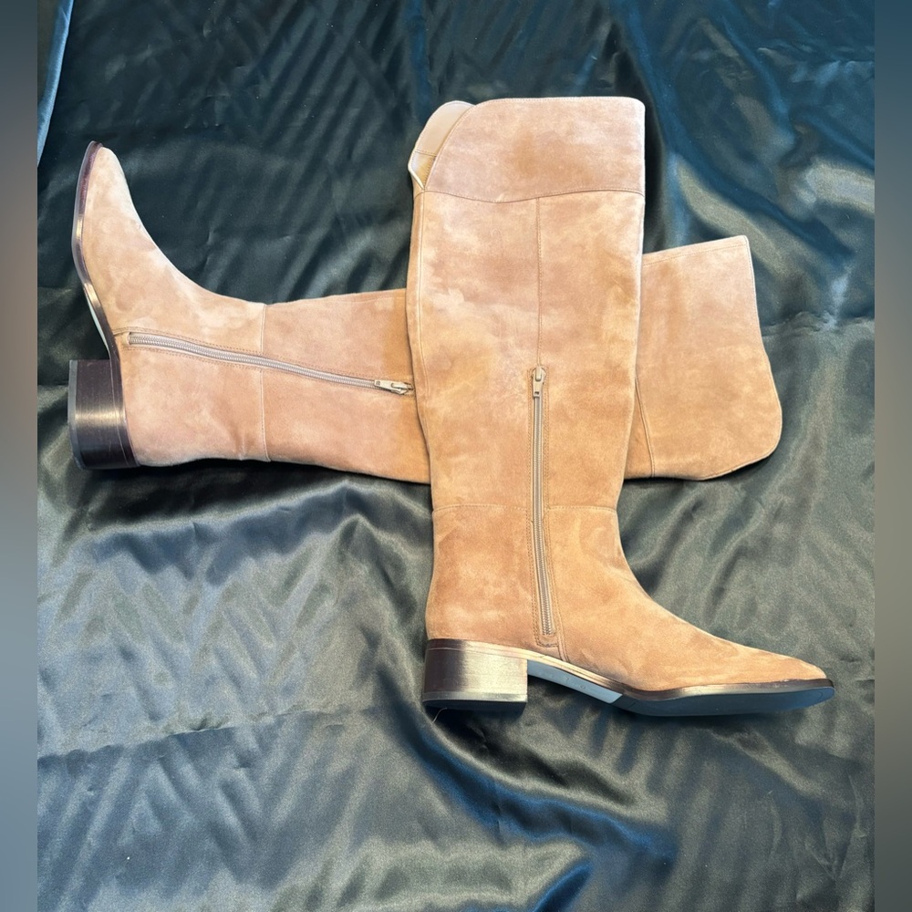 NEW Antonio Melani Rilee Suede Over-the-Knee Dress Boots - Picture 6 of 13